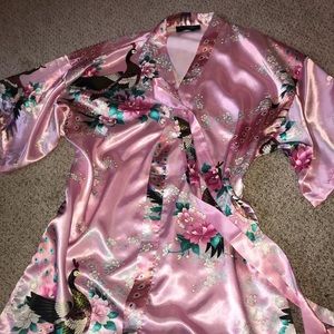 Silk robe